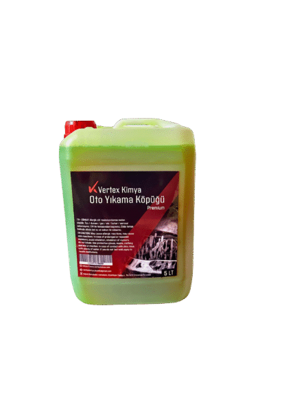 VERTEX PREMİUM FIRÇASIZ CİLALI YIKAMA KÖPÜĞÜ - 5 LT